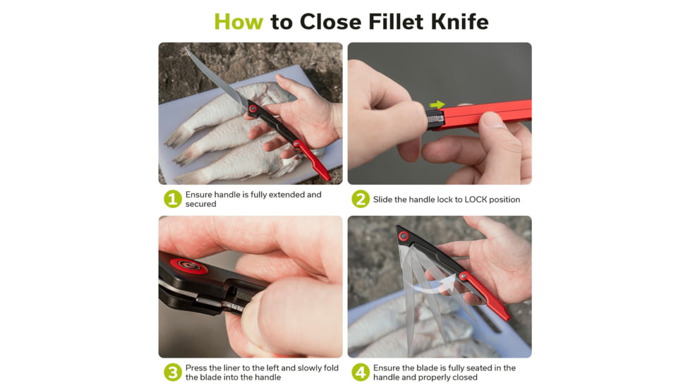 Civivi Knife Shawka 5.81 Black Red Folding Fillet Knife