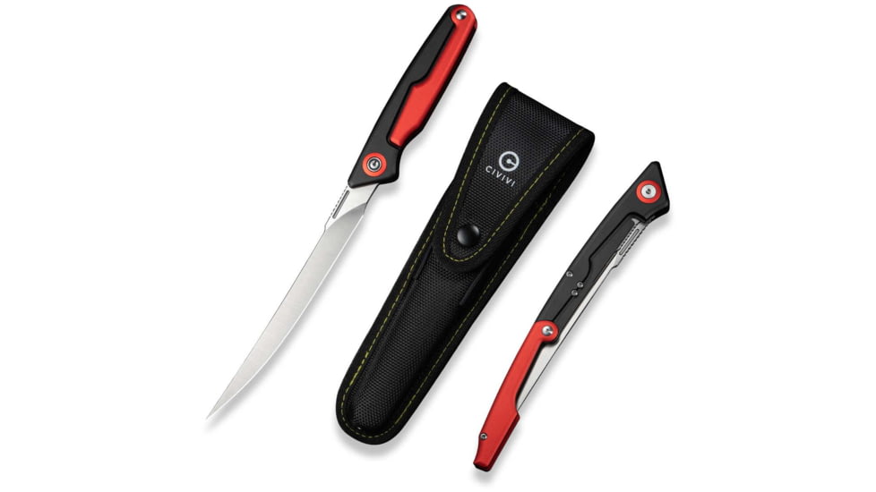 Civivi Knife Shawka 5.81 Black Red Folding Fillet Knife