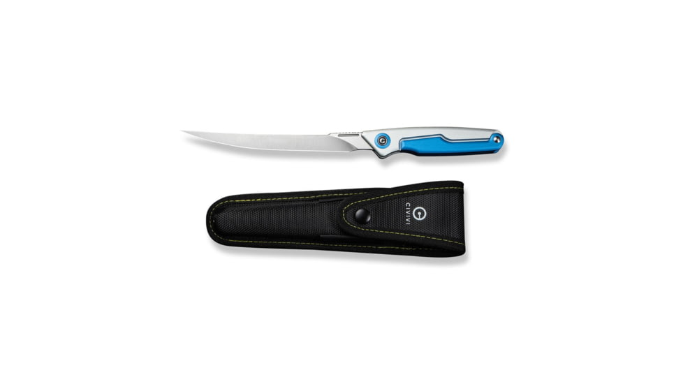 Civivi Knife Shawka 5.81 Silver Blue Folding Fillet Knf