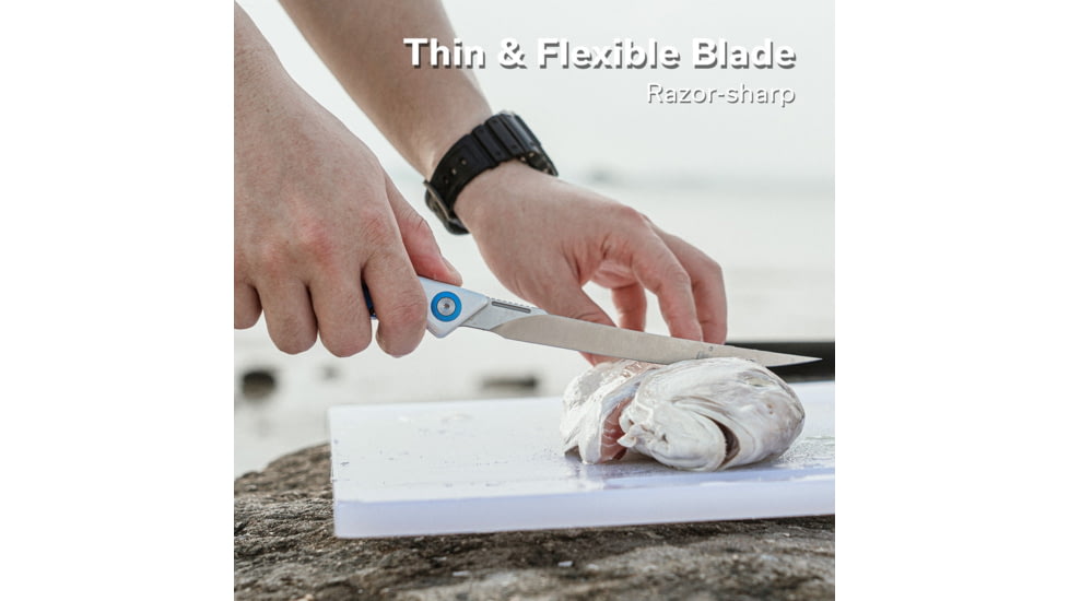 Civivi Knife Shawka 5.81 Silver Blue Folding Fillet Knf