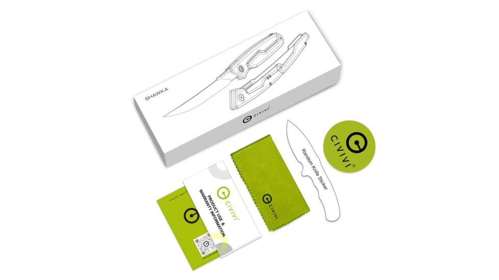 Civivi Knife Shawka 5.81 Silver Blue Folding Fillet Knf