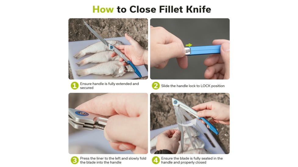 Civivi Knife Shawka 5.81 Silver Blue Folding Fillet Knf