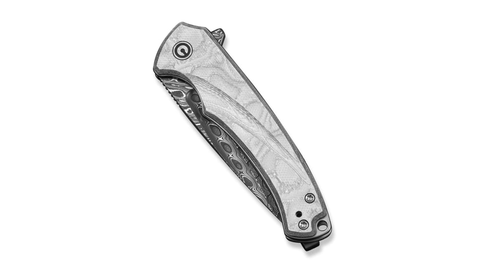 CIVIVI Voidflare Flipper Knife G10 With Aluminum Foil Handle 2.92inch Damascus Blade