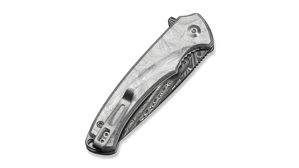 CIVIVI Voidflare Flipper Knife G10 With Aluminum Foil Handle 2.92inch Damascus Blade