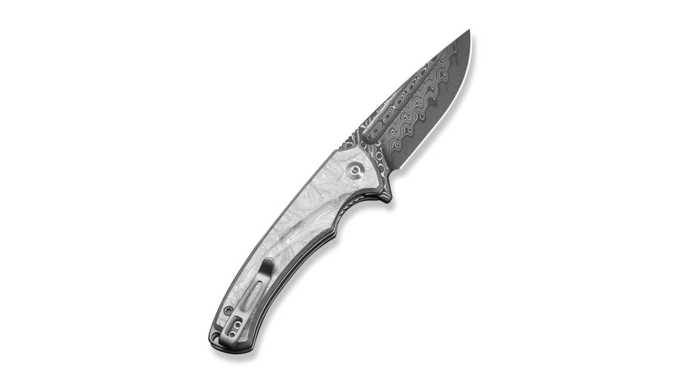 CIVIVI Voidflare Flipper Knife G10 With Aluminum Foil Handle 2.92inch Damascus Blade