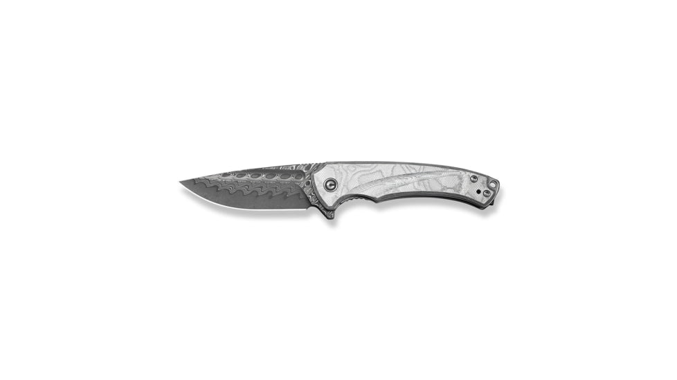 CIVIVI Voidflare Flipper Knife G10 With Aluminum Foil Handle 2.92inch Damascus Blade