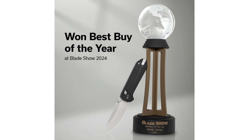 CIVIVI Yonder Thumb Stud &amp; Crossbar Lock Knife Black G10 Handle