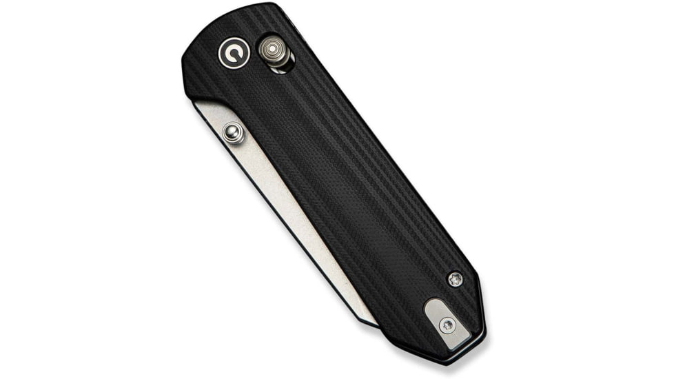 CIVIVI Yonder Thumb Stud &amp; Crossbar Lock Knife Black G10 Handle