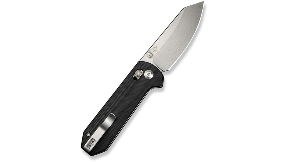CIVIVI Yonder Thumb Stud &amp; Crossbar Lock Knife Black G10 Handle