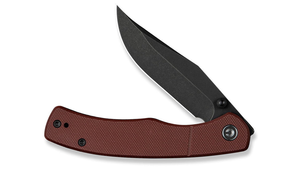 CIVIVI Clingman Front Flipper &amp; Thumb Stud Knife G10 Handle 2.99inch Nitro-v Blade C23065-2 - C23065-2