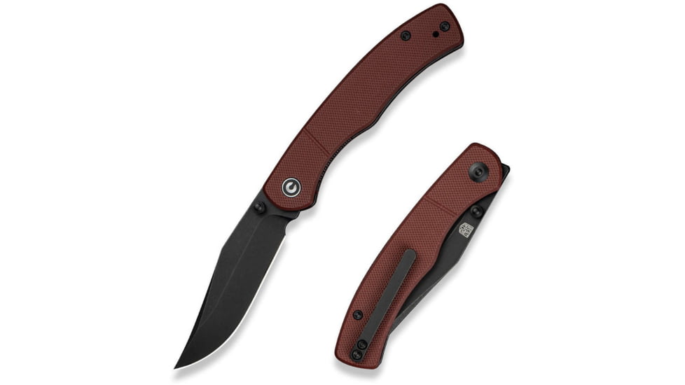 CIVIVI Clingman Front Flipper &amp; Thumb Stud Knife G10 Handle 2.99inch Nitro-v Blade C23065-2 - C23065-2