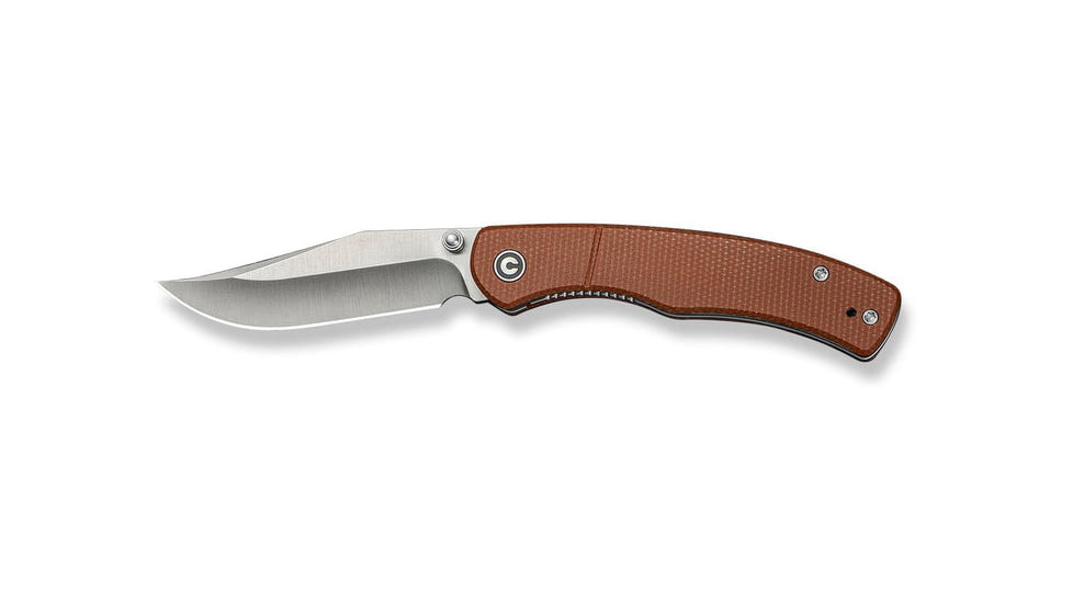 CIVIVI Clingman Front Flipper &amp; Thumb Stud Knife Micarta Handle 2.99inch Nitro-v Blade C23065-3 - C23065-3