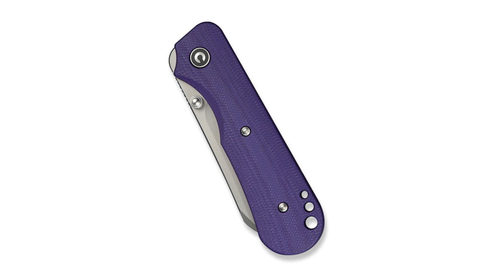 CIVIVI Crabby Thumb Stud Knife Purple G10 Handle - C24055-2