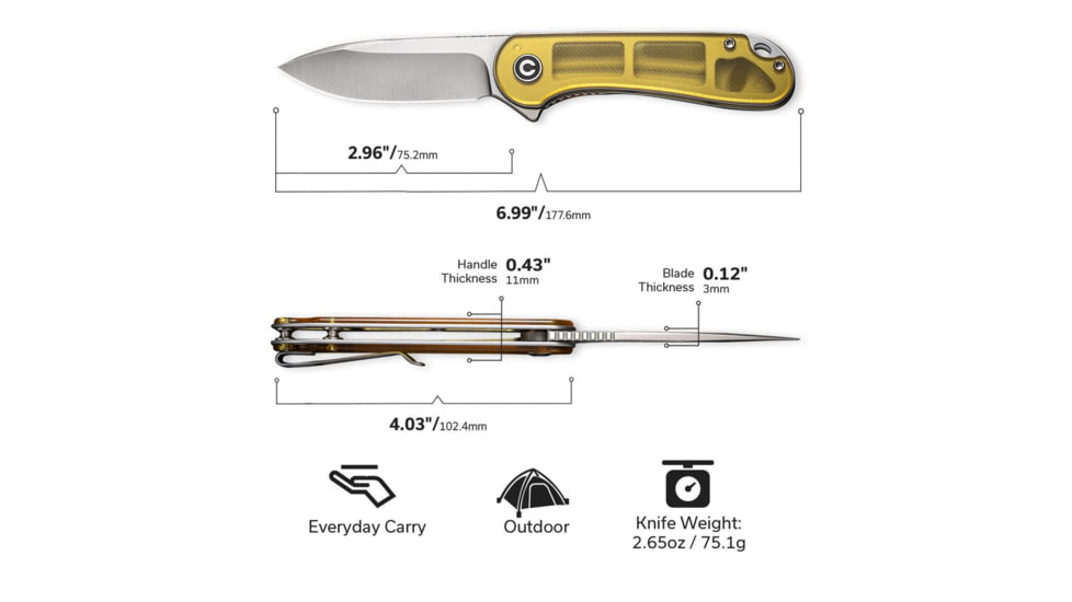 CIVIVI Elementum Knife - C907A-4