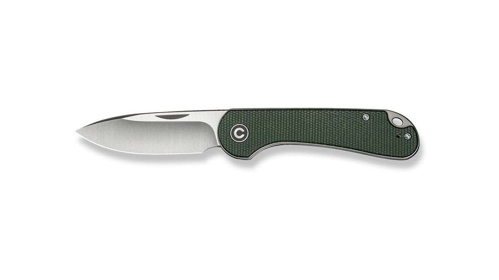 CIVIVI Elementum Slip Joint Knife Green Canvas Micarta Handle 2.96inch Satin Finished 14c28n Blade C18062aj-2 - C18062AJ-2