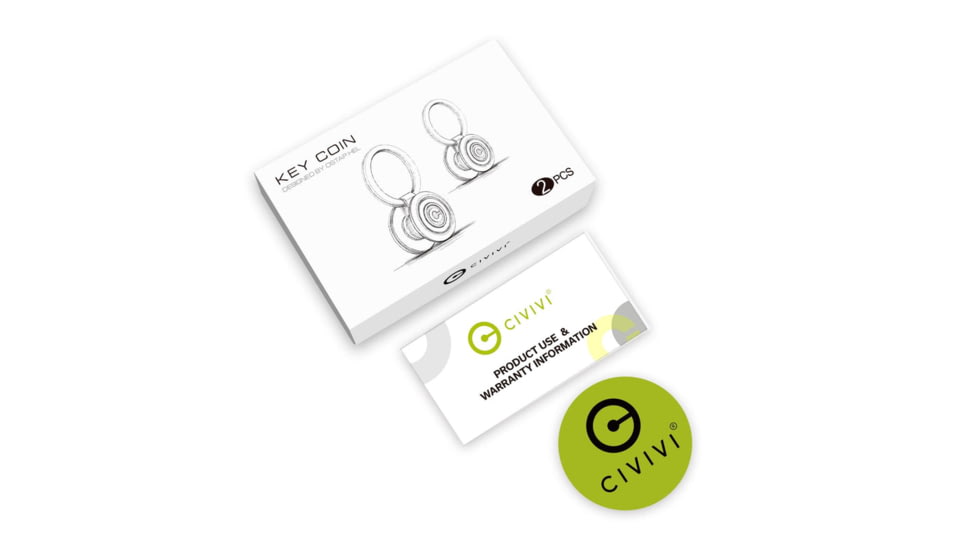 CIVIVI Key Coin Aluminum Pocket Key Organizer, 2 Pack, CIV-C23056-3