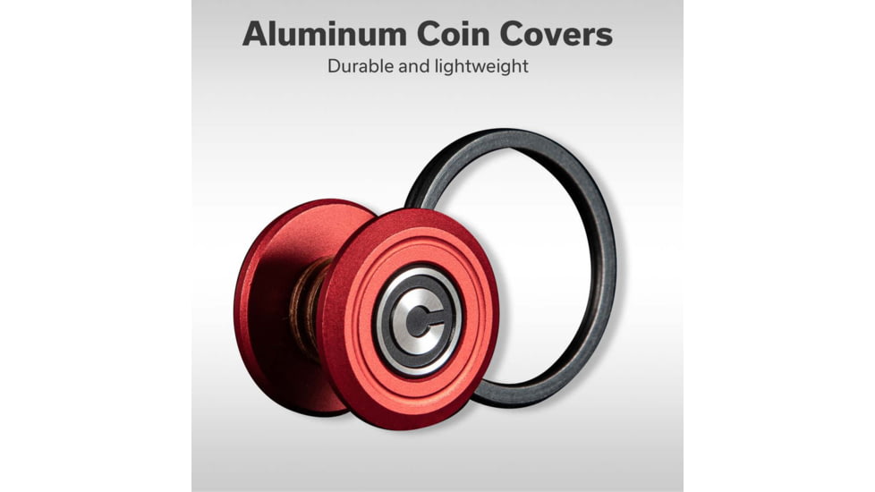 CIVIVI Key Coin Aluminum Pocket Key Organizer, Red, CIV-C23056-1