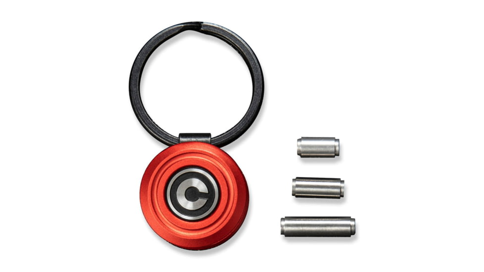 CIVIVI Key Coin Aluminum Pocket Key Organizer, Red, CIV-C23056-1