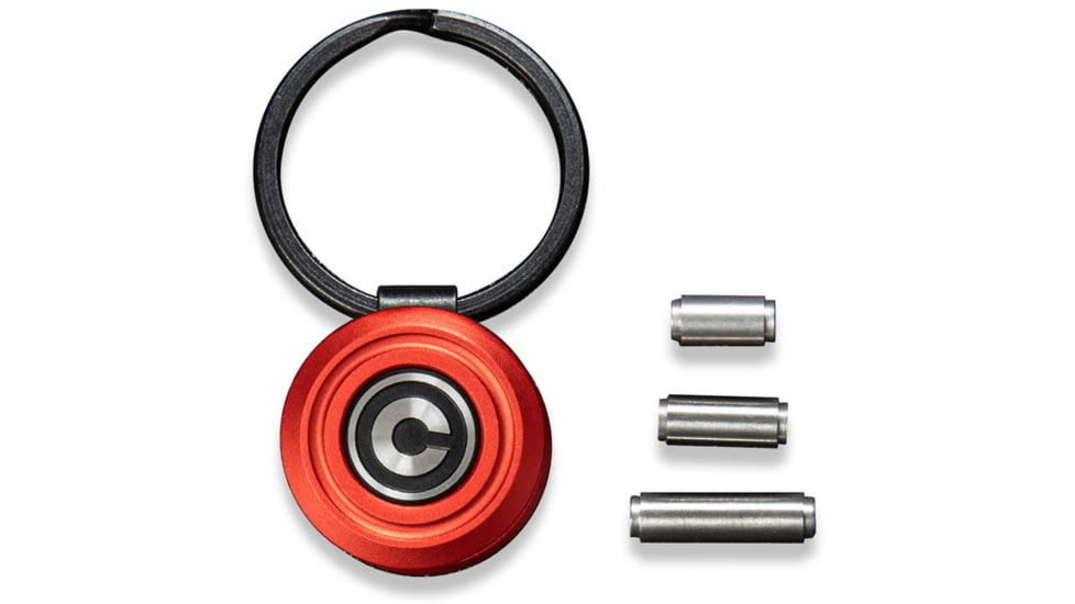 CIVIVI Key Coin Aluminum Pocket Key Organizer, Red, CIV-C23056-1