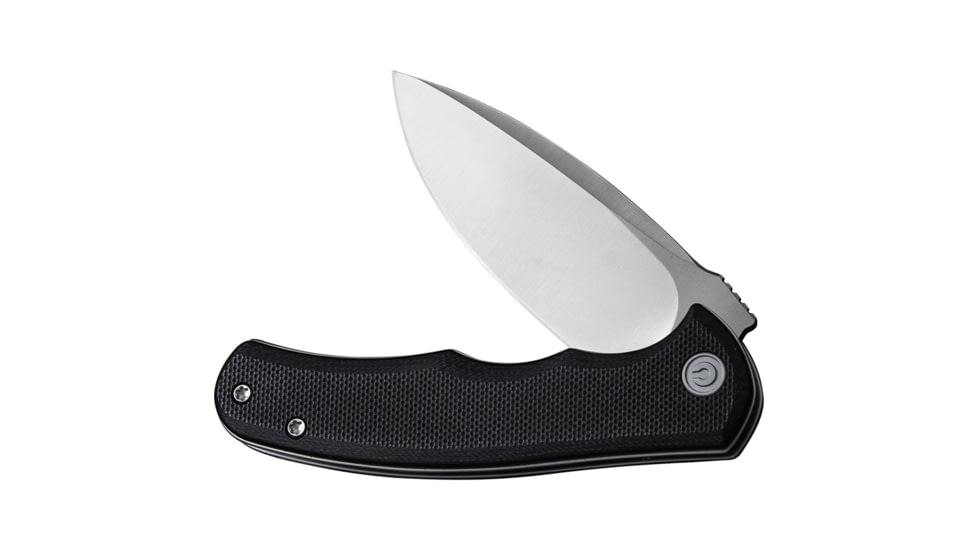 CIVIVI Mini Praxis Folding Knife, 2.98in, D2 Blade, G10 Handle, Black/Satin, C18026C2