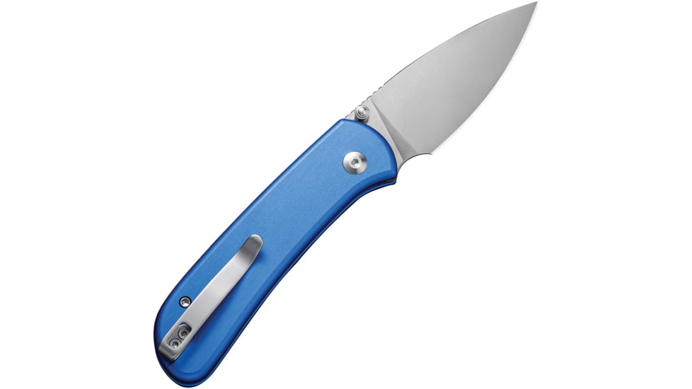 Civivi Knife Quibit 2.98'' Blue /satin Finish Button Lock