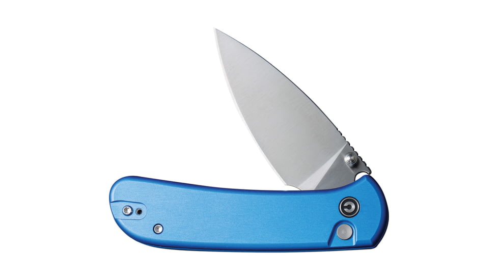 Civivi Knife Quibit 2.98'' Blue /satin Finish Button Lock