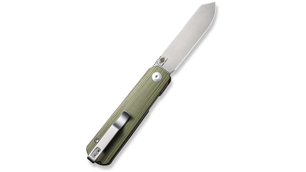 Civivi Sendy Flipper Assisted Opening Folding Knife 2.83 in, Nitro-V, Spey Point Blade, G10 Green/Red Handle, C21004B1CP