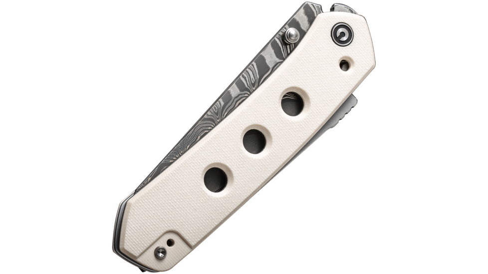 CIVIVI Knife Vision Fg 3" Ivory Damascus Blade Clam Pack, C22036DS1CP