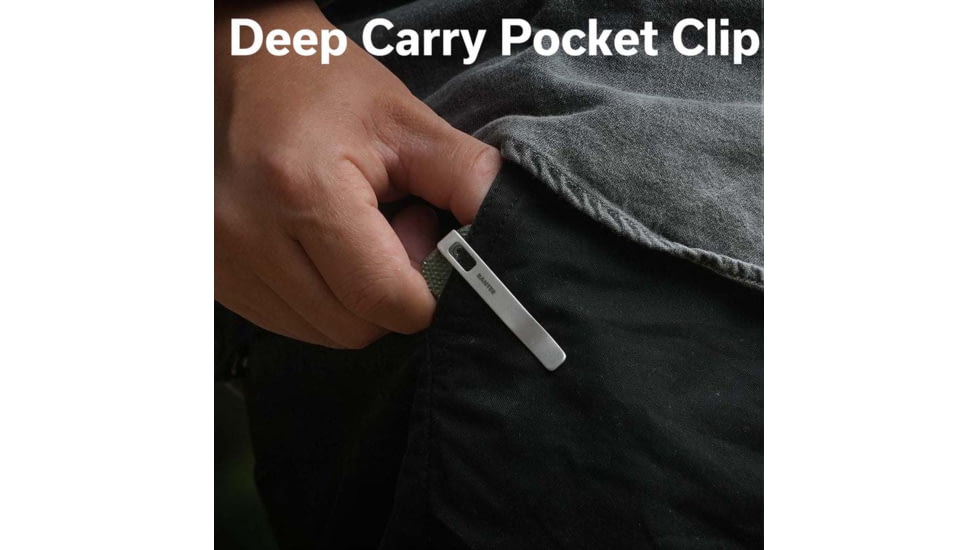 Civivi Knives Baby Banter 2 2.34 Folding Drop Point Plain Gray Stonewashed Nitro-V Steel Blade, Green Textured Canvas Micarta Handle,C23074-3