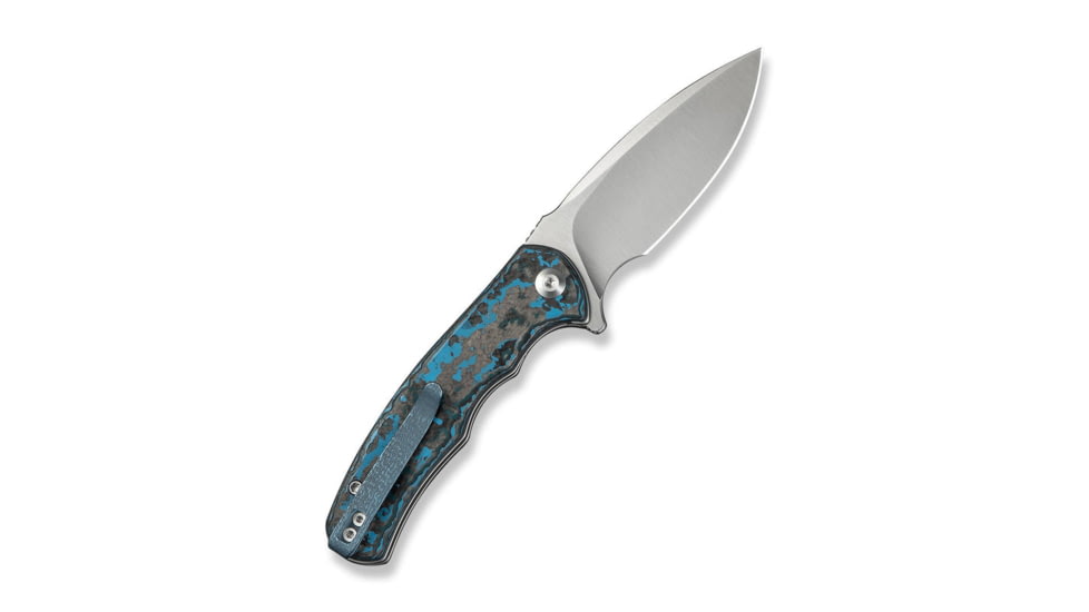 CIVIVI Mini Praxis Flipper Knife Arctic Storm Fat Carbon Fiber Handle - C18026CB-1