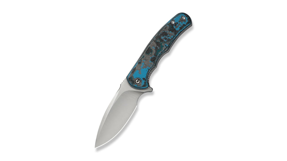 CIVIVI Mini Praxis Flipper Knife Arctic Storm Fat Carbon Fiber Handle - C18026CB-1