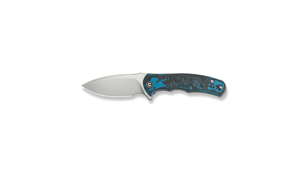CIVIVI Mini Praxis Flipper Knife Arctic Storm Fat Carbon Fiber Handle - C18026CB-1