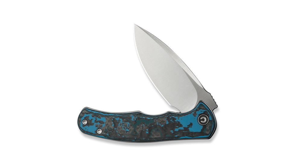 CIVIVI Mini Praxis Flipper Knife Arctic Storm Fat Carbon Fiber Handle - C18026CB-1