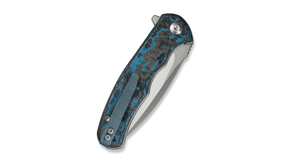 CIVIVI Mini Praxis Flipper Knife Arctic Storm Fat Carbon Fiber Handle - C18026CB-1