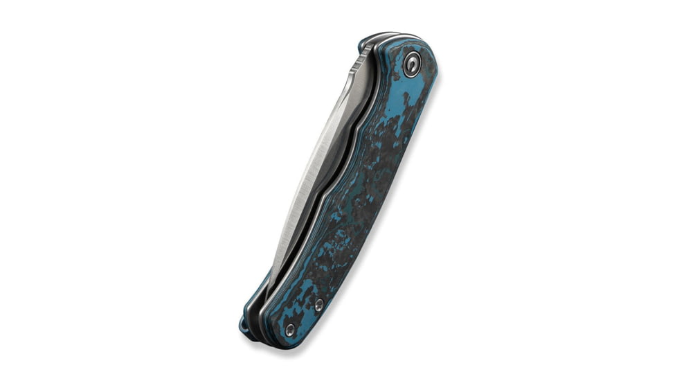 CIVIVI Mini Praxis Flipper Knife Arctic Storm Fat Carbon Fiber Handle - C18026CB-1