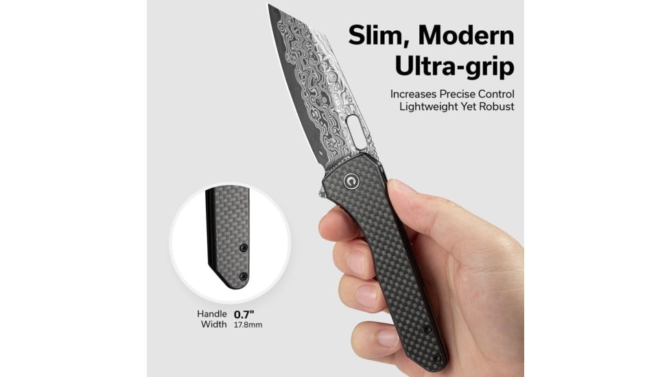 CIVIVI Nugz Flipper &amp; Thumb Hole Knife - C23060-DS1
