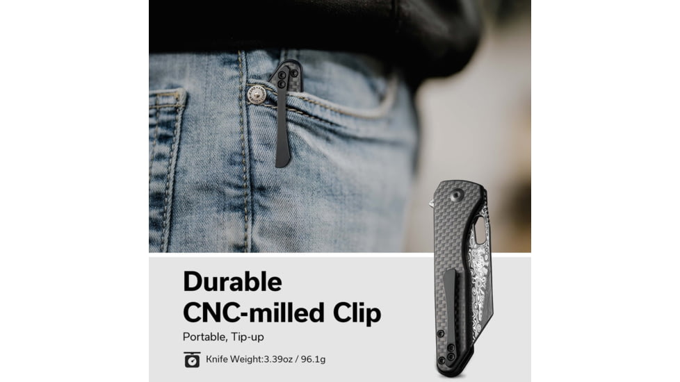 CIVIVI Nugz Flipper &amp; Thumb Hole Knife - C23060-DS1