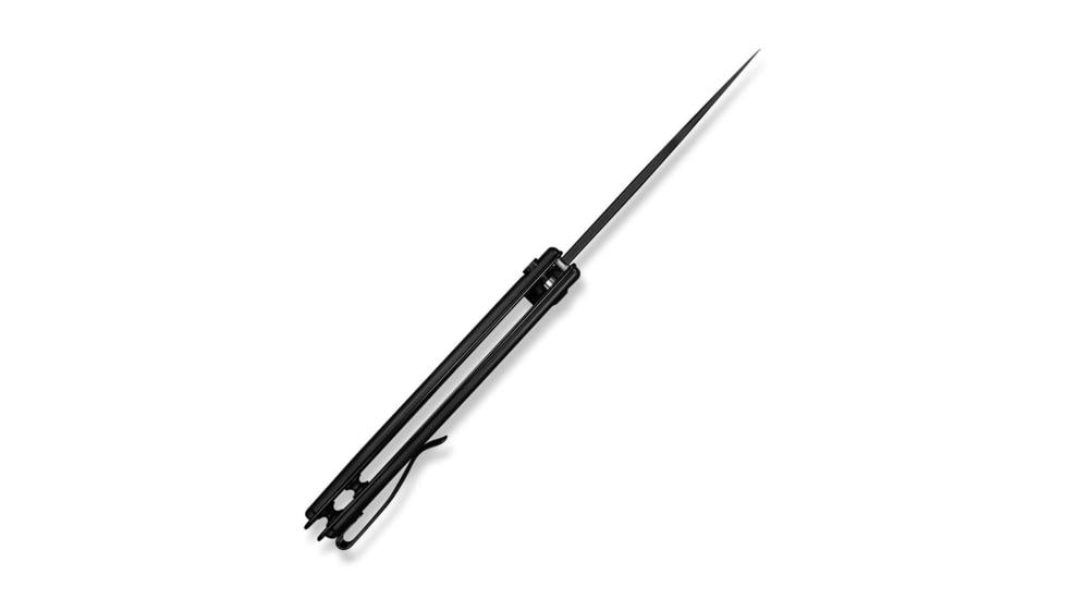 CIVIVI Outlaw Muk Flipper &amp; Button Lock Knife Black G10 Handle 3.47inch Black Stonewashed 14c28n Blade