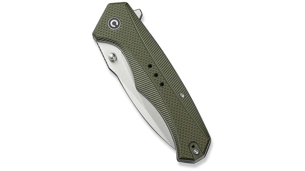 CIVIVI Photonix Flipper &amp; Thumb Stud Knife Od Green Coarse G10 Handle 3.7inch Satin Finished 14c28n Blade C23081b-2 - C23081B-2