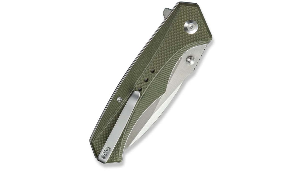 CIVIVI Photonix Flipper &amp; Thumb Stud Knife Od Green Coarse G10 Handle 3.7inch Satin Finished 14c28n Blade C23081b-2 - C23081B-2