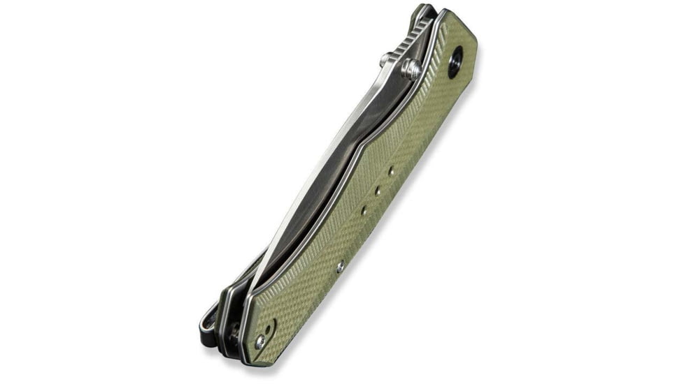 CIVIVI Photonix Flipper &amp; Thumb Stud Knife Od Green Coarse G10 Handle 3.7inch Satin Finished 14c28n Blade C23081b-2 - C23081B-2
