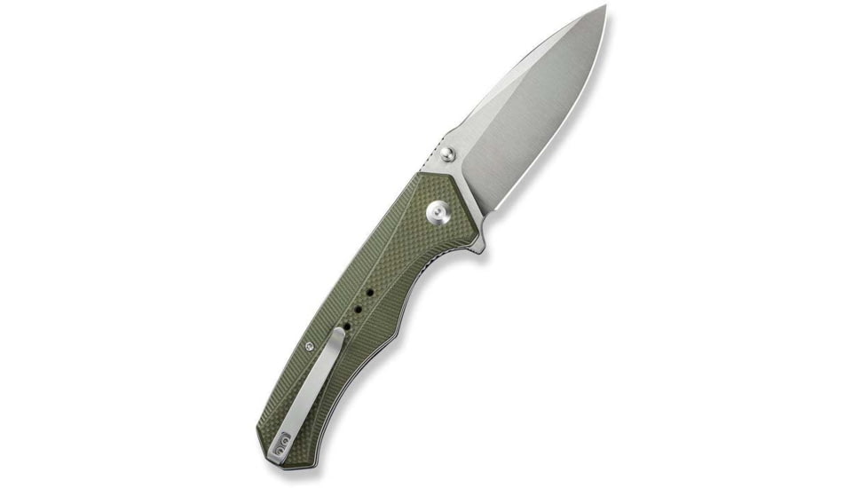 CIVIVI Photonix Flipper &amp; Thumb Stud Knife Od Green Coarse G10 Handle 3.7inch Satin Finished 14c28n Blade C23081b-2 - C23081B-2