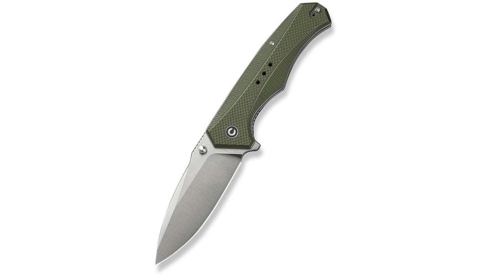 CIVIVI Photonix Flipper &amp; Thumb Stud Knife Od Green Coarse G10 Handle 3.7inch Satin Finished 14c28n Blade C23081b-2 - C23081B-2