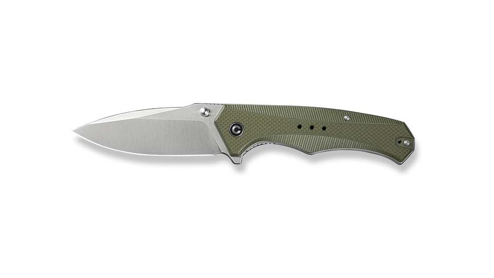 CIVIVI Photonix Flipper &amp; Thumb Stud Knife Od Green Coarse G10 Handle 3.7inch Satin Finished 14c28n Blade C23081b-2 - C23081B-2