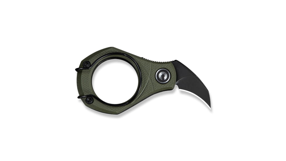 CIVIVI Pyrus Slip Joint Utility Knife Od Green G10 Handle 0.65inch Black Stonewashed 14c28n Blade
