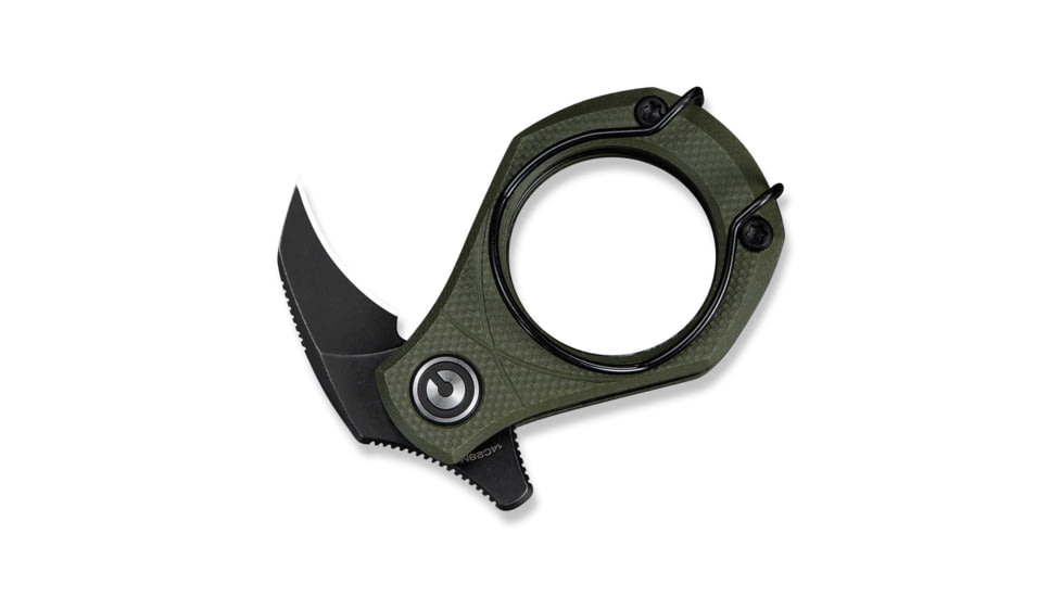 CIVIVI Pyrus Slip Joint Utility Knife Od Green G10 Handle 0.65inch Black Stonewashed 14c28n Blade
