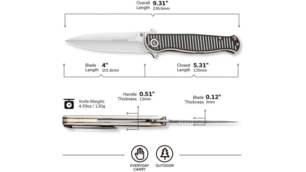 CIVIVI Rs71 Knife - C23025-1