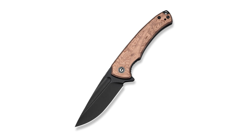 CIVIVI Voidflare Flipper Knife G10 With Copper Foil Handle 2.92inch Black Stonewashed 14c28n Blade