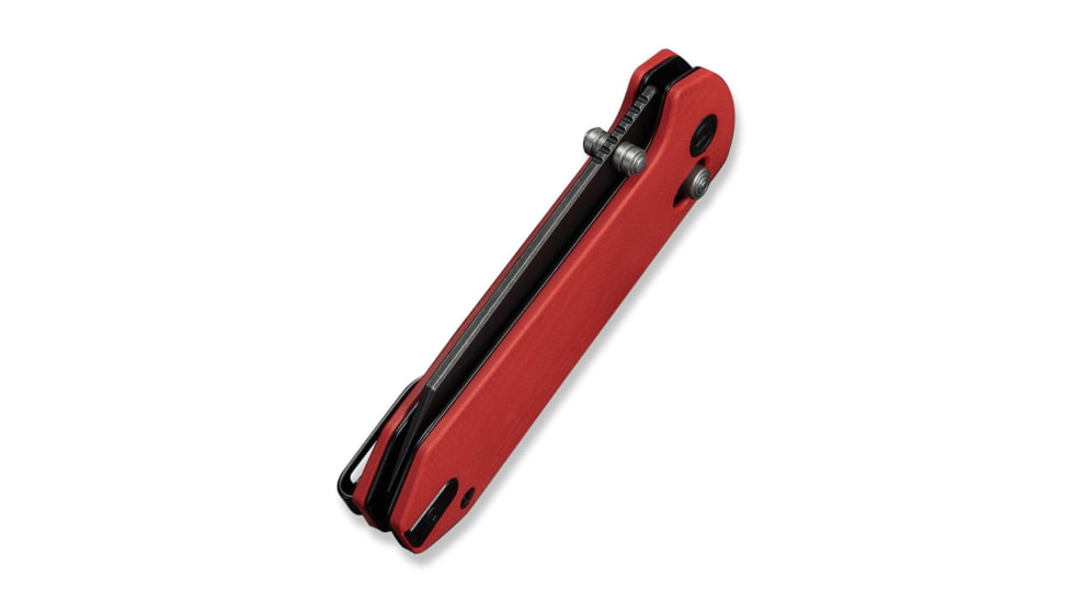CIVIVI Yonder Thumb Stud &amp; Crossbar Lock Knife Red G10 Handle 2.88inch Black Stonewashed 14c28n Blade