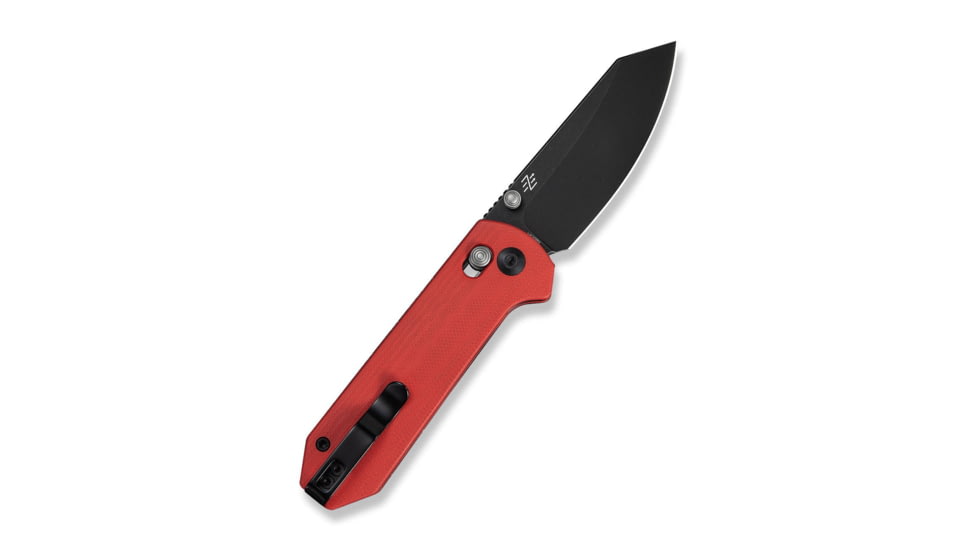 CIVIVI Yonder Folding Knife, 2.88in, 14C28N, Spey Blade, G10 Red Handle, C23073-2